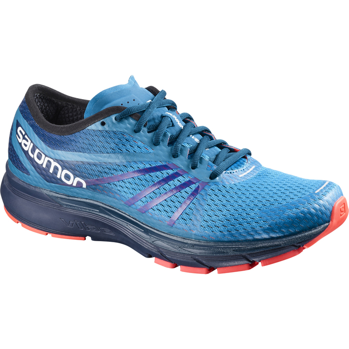 Salomon Israel SONIC RA PRO - Mens Running Shoes - Blue/Navy (ECFA-56497)